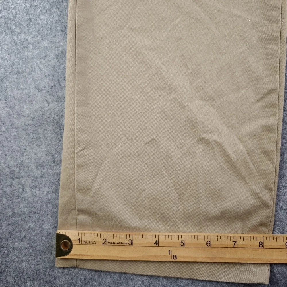 Banana Republic Pants Mens 35x32 Slim Fit Tan Khaki Flat Front Straight Leg